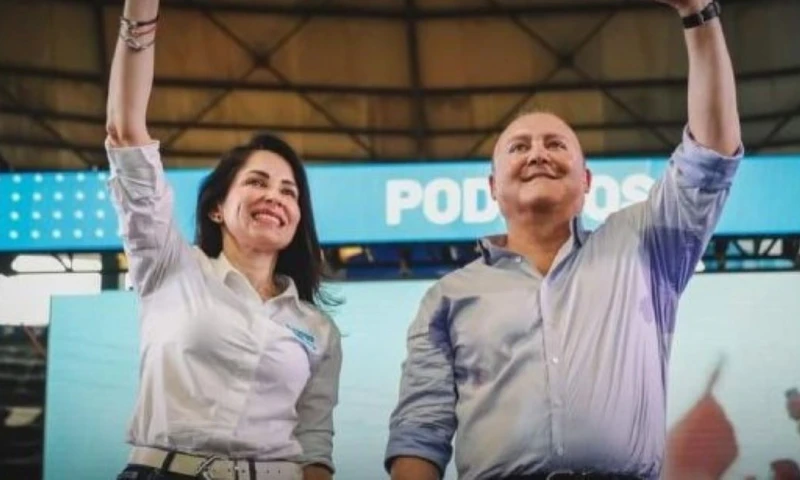 Luisa González y Diego Borja pasaron a la segunda vuelta / Foto: cortesía 