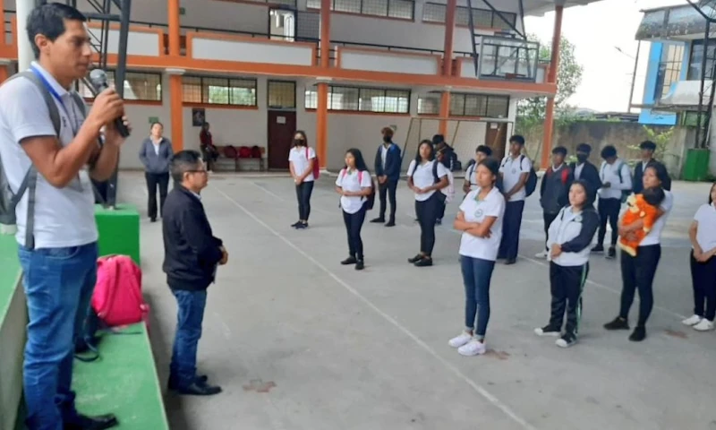 Estudiantes de Puyo podrán participar en el voluntariado ‘Vivo Joven’ / Foto:  Cortesía MIES