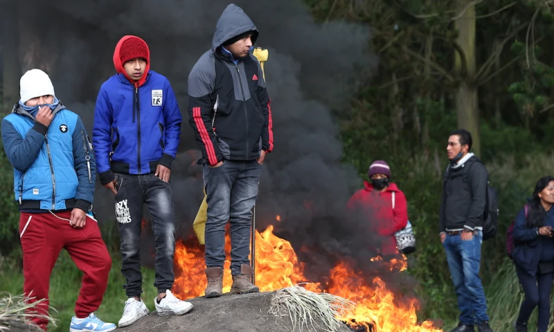 Gobierno confirma detención de 5 personas por las movilizaciones / Foto: EFE