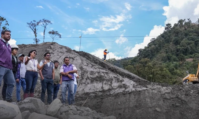 La variante provisional se realiza en el tramo El Chaco, límite de Napo y Sucumbíos / Foto: cortesía MIT