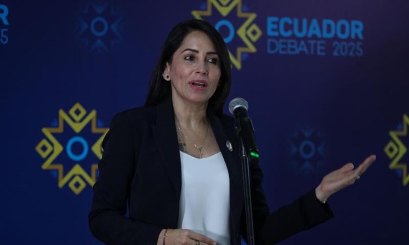 Noboa y González ya se enfrentaron en la segunda vuelta de las elecciones extraordinarias de 2023 / Foto: EFE