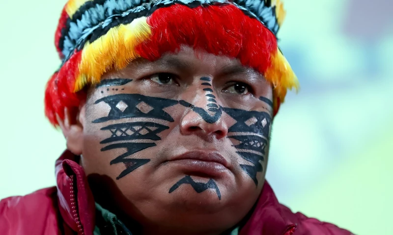 El presidente de la Conaie también se dirigió a quienes, dijo, dudan de la lealtad de la nueva directiva. "No me entrego a ningún gobierno ni poder económico. Soy un hombre de diálogo, con dignidad. Cuando haya que dialogar será de forma pública y transparente"/ Foto: cortesía EFE