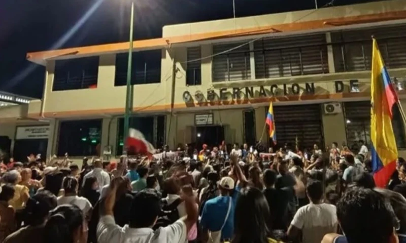 En diciembre, hubo protestas en Archidona contra la construcción de la megacárcel / Foto: cortesía 