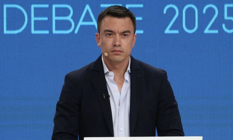 Daniel Noboa ha participado en 4 debates presidenciales en los últimos 2 años / Foto: cortesía CNE