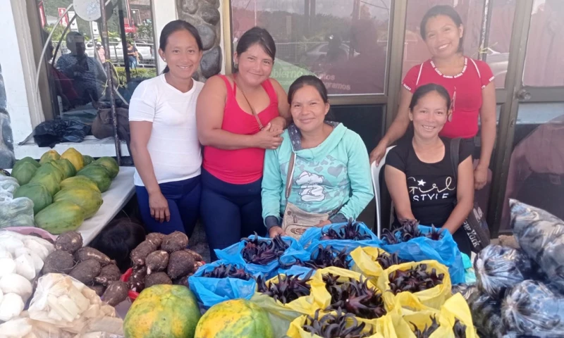 El objetivo fue visibilizar la producción de productos amazónicos./ Foto: cortesía MIES