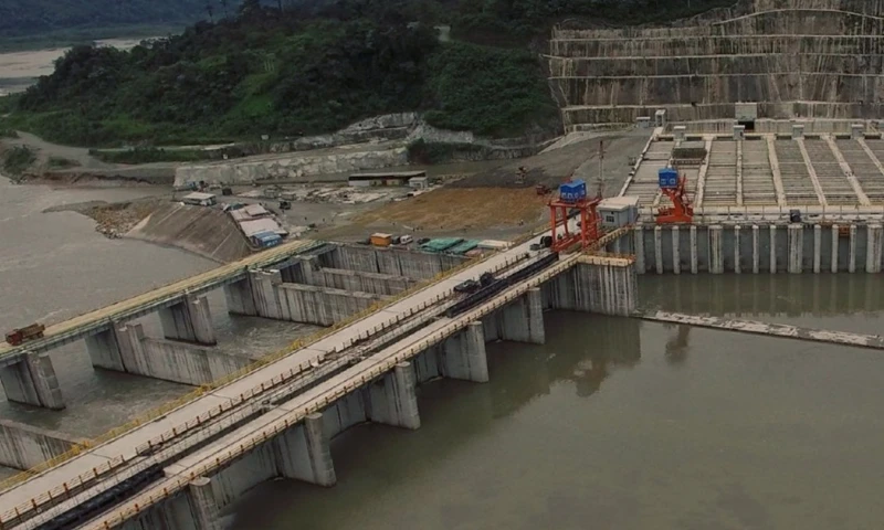 El frente de erosión se encuentra a apenas 3,8 kilómetros de la captación./ Foto: cortesía Sinohydro