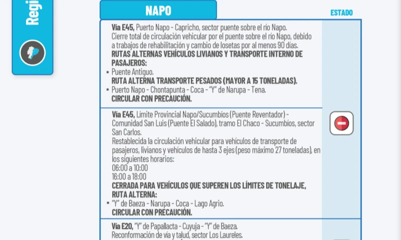 Actualización del informe del estado de las vías de la Amazonía ecuatoriana / Foto: cortesía MIT