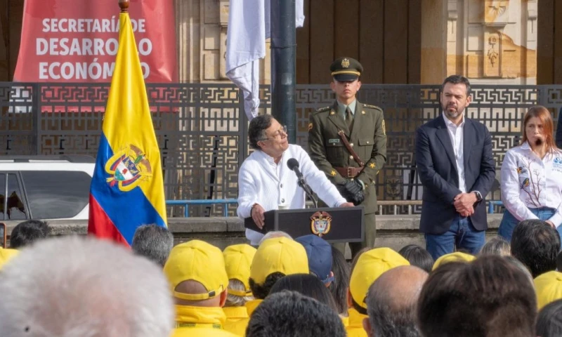 Las declaraciones también se producen en medio de un intercambio de posiciones entre ambos gobiernos sobre las recientes medidas comerciales / Foto: cortesía Presidencia Colombia