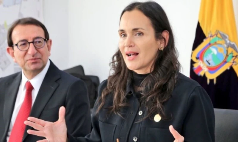 La ministra de Energía y Minas, Inés Manzano, habló ayer sobre la nueva tasa y la reapertura del catastro minero / Foto: cortesía Ministerio de Energía y Minas