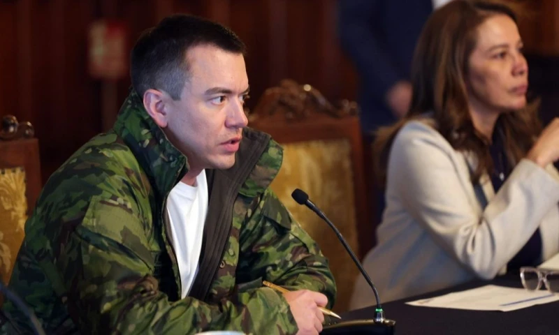 Noboa aseveró que las salvaguardias impuestas a Colombia "no es un ataque a un país hermano" / Foto: cortesía