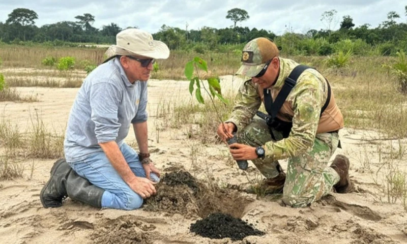 Los avances de la iniciativa fueron presentados en la sede de la Segunda Brigada de Selva / Foto: cortesía Ministerio de Gobierno de Perú