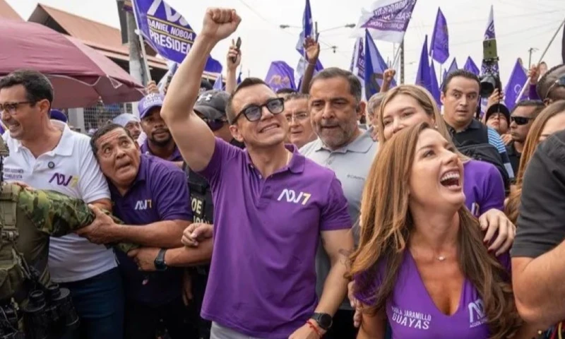 El presidente Daniel Noboa buscará la reelección el 13 de abril / Foto: EFE