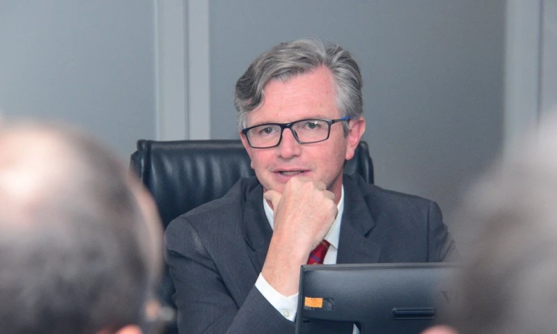 Un cuencano, que ha labrado su vida empresarial en el sector privado, asumió el cargo. Su postura económica y política por ahora son un misterio / Foto: cortesía Ministerio de Economía