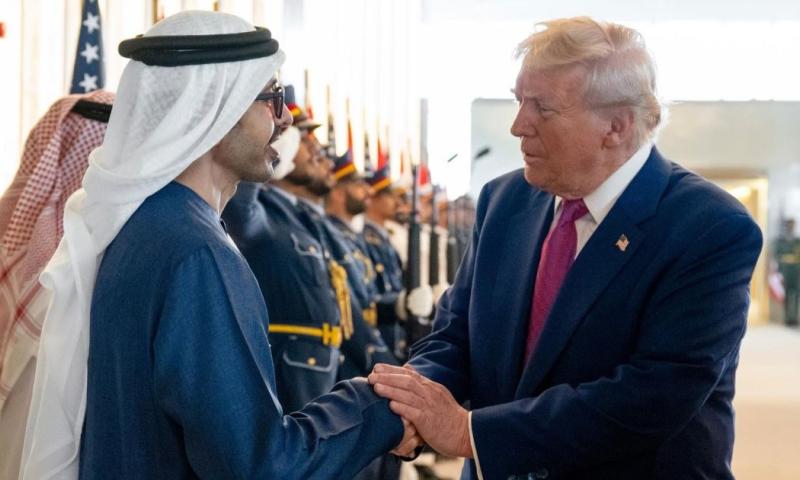 Al Yaber hizo el anuncio ante el presidente estadounidense, Donald Trump / Foto: EFE