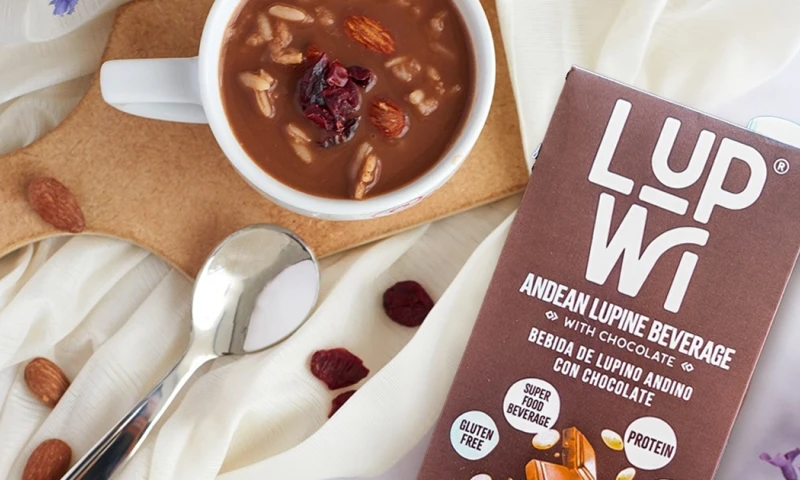 La bebida de chocho ofrece alternativas tanto para aquellos que buscan un sustituto lácteo / Foto: cortesía Lupwi