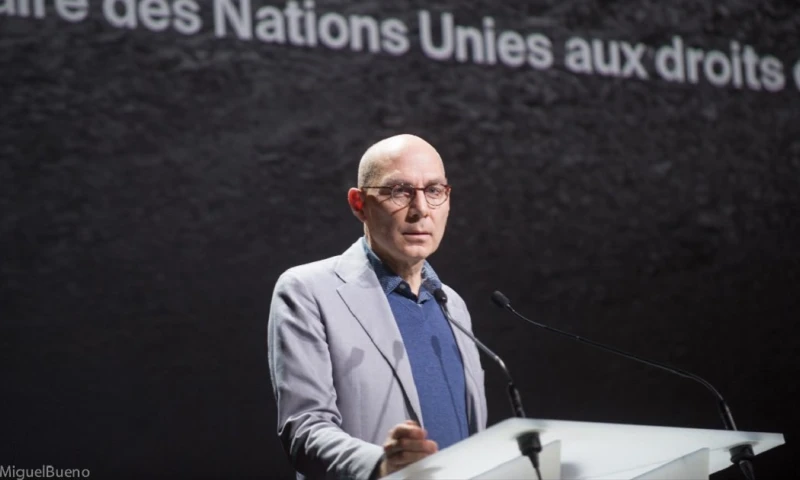 Volker Türk pidió a las autoridades ecuatorianas que la investigación del asesinato sea "transparente, exhaustiva e independiente"/ Foto: cortesía Volker Türk