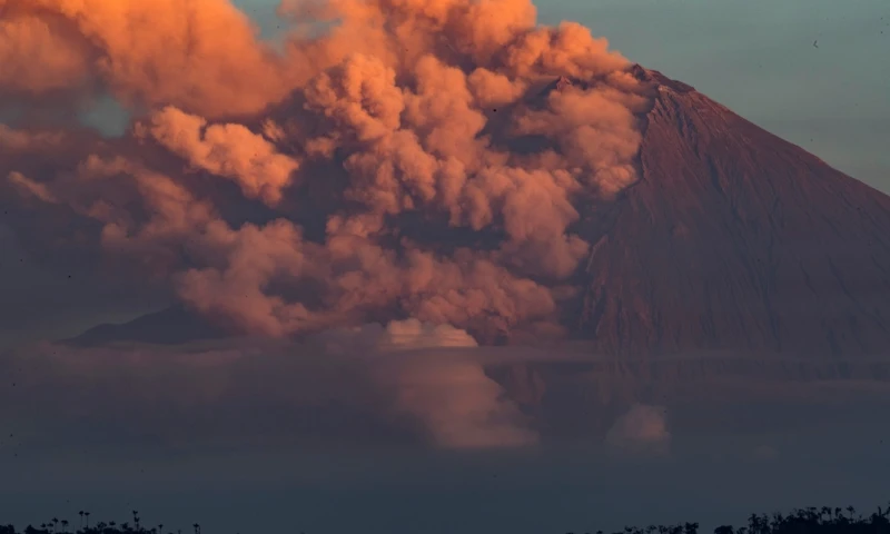En Chimborazo se registra leve caída de ceniza del Sangay / Foto: EFE