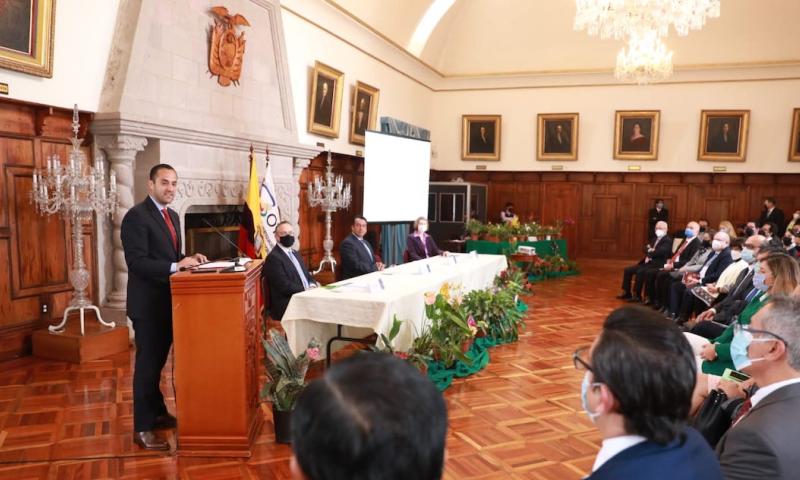 La Cancillería albergó la presentación del Observatorio Regional Amazónico / Foto: cortesía Cancillería