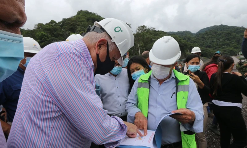 La erosión del río Coca volvió a encender las alarmas / Foto: cortesía Ministerio de Obras Públicas