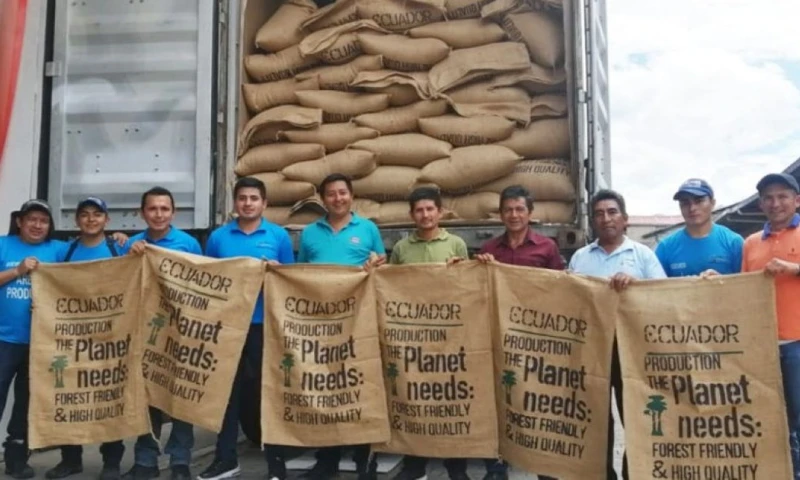 El envío cumple con los requisitos del Reglamento de la Unión Europea sobre Productos Libres de Deforestación / Foto: cortesía