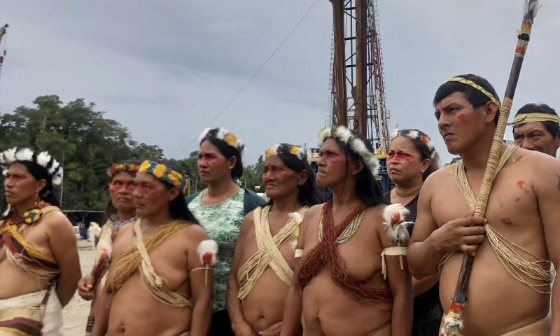 El presidente de Kawymeno destacó el cuidado ambiental de la operación y afirmar que nunca ha visto "regaderos" (derrames) de crudo/ Foto: cortesía EFE