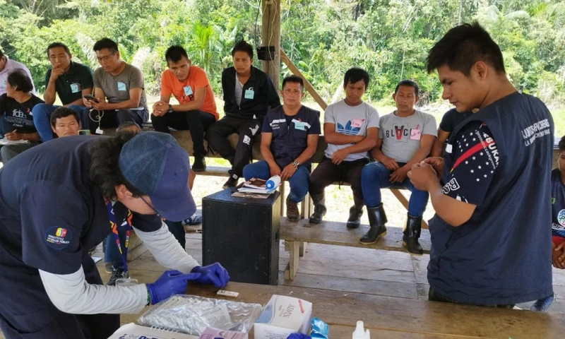 El taller se llevó a cabo en la comunidad Wiririma, provincia de Pastaza / Foto: cortesía Ministerio de Salud