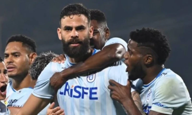 El defensa venezolano, John Chancellor, anotó el gol de Universidad Católica / Foto: cortesía ESPN Ecuador