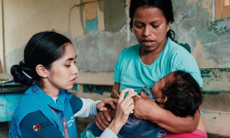 El Ministerio de Salud ha adelantado la primera dosis de vacuna de los 4 a los 2 meses / Foto: cortesía Unicef