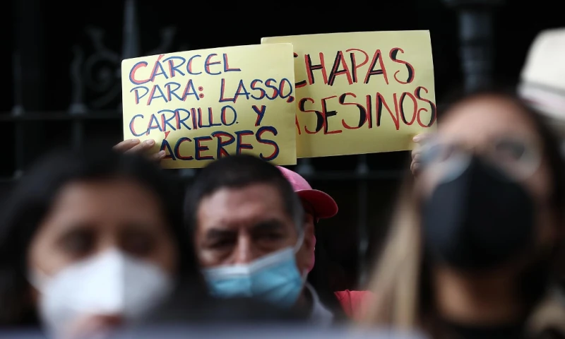  Exigen respuestas a las autoridades policiales por la desaparición el pasado 11 de septiembre de la abogada María Belén Bernal / Foto: EFE