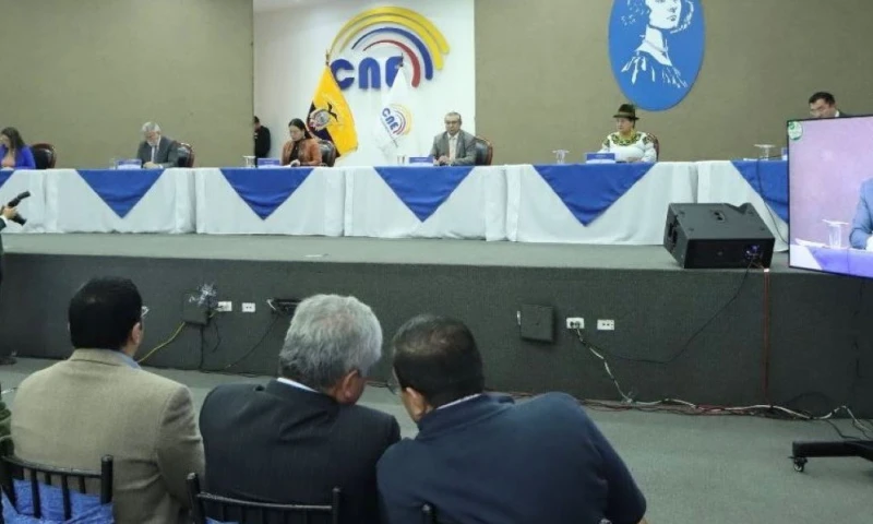 Los consejeros electorales clausuraron la Audiencia Pública Nacional de Escrutinio / Foto: cortesía CNE