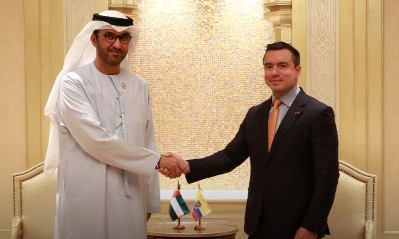 Manzano señaló que también se reunieron con representantes de la Agencia Internacional de las Energías Renovables / Foto: cortesía Presidencia