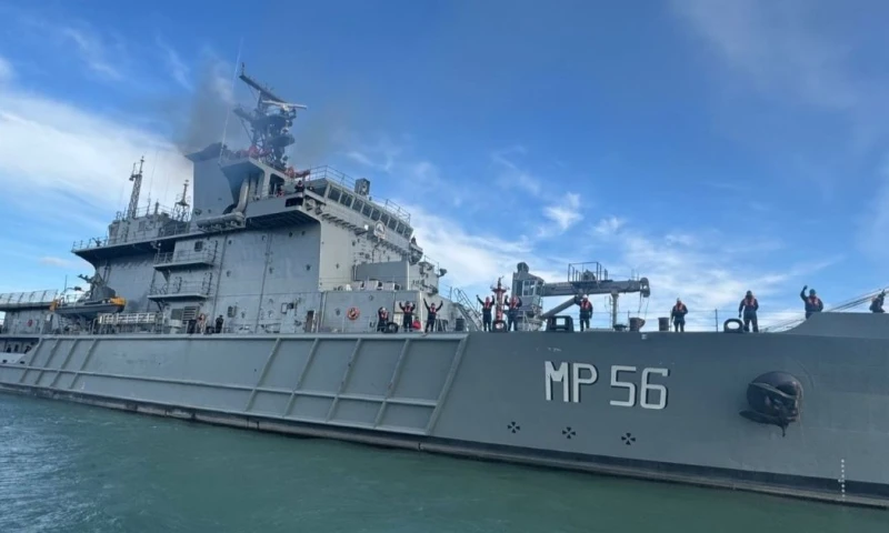 El buque fue donado por el gobierno de Corea del Sur / Foto: cortesía Armada del Ecuador