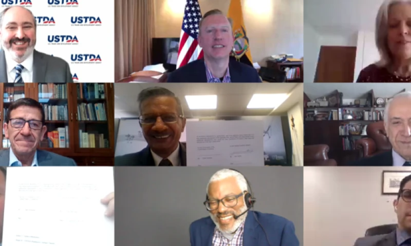 Sistema Eléctrico Nacional: Ecuador y EE.UU. firman convenio / Cortesía del Ministerio de Energía