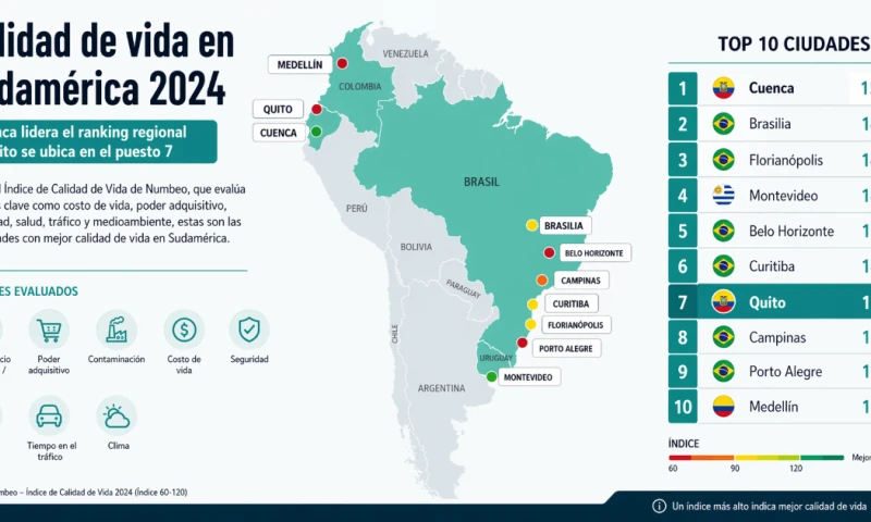 Costo accesible, seguridad, salud adecuada y clima favorable permiten que Cuenca lidere el ranking de calidad de vida / Imagen AI 