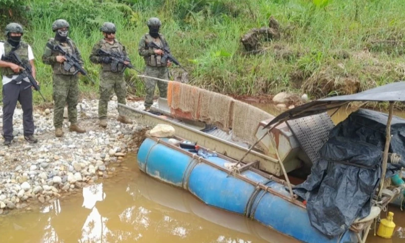 Las provincias amazónicas están entre las más afectadas por la minería ilegal / Foto: cortesía FF.AA.