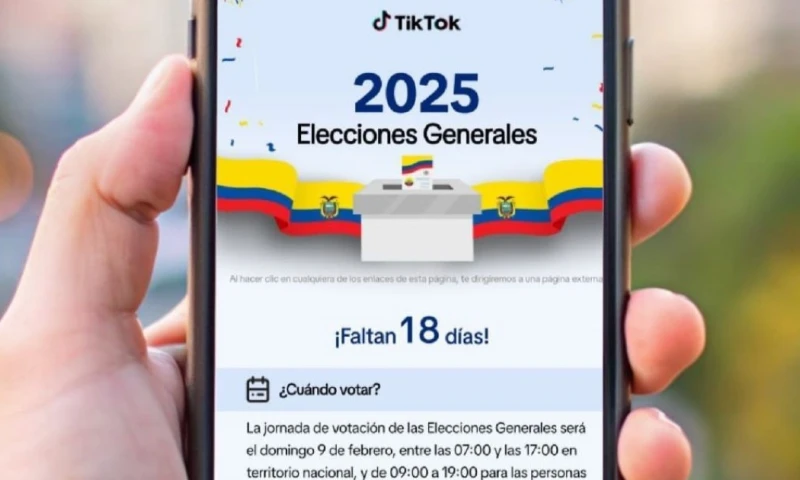 La 'Guía de las Elecciones Generales 2025' está en TikTok / Foto: cortesía CNE