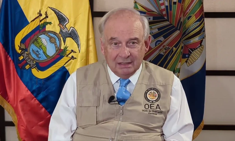 La delegación lamentó que durante la campaña fueron asesinados dos candidatos y dos aspirantes políticos / Foto: EFE