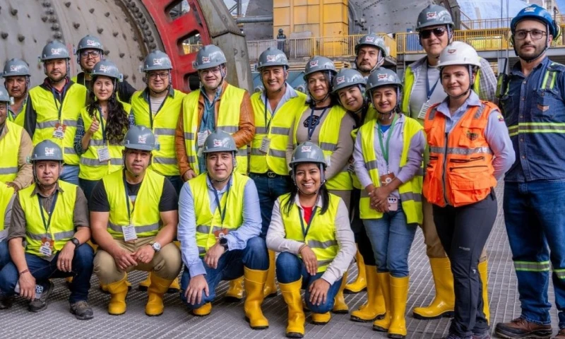 Mirador es la única mina de cobre a gran escala en producción del país / Foto: cortesía EcuaCorriente