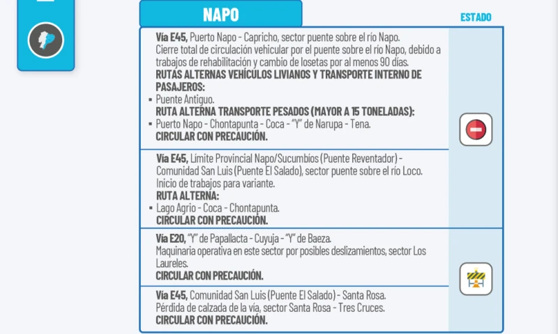 Actualización del informe del estado de las vías de la Amazonía ecuatoriana / Foto: cortesía MIT