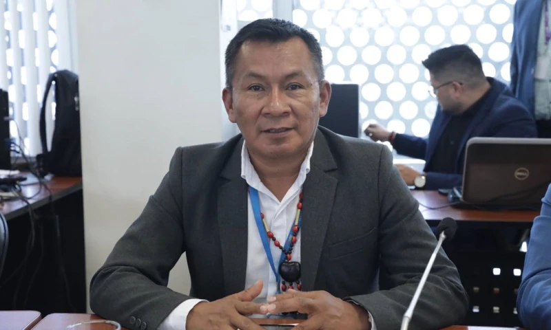 El asambleísta de Morona Santiago fue elegido delegado de la Asamblea Nacional./ Foto: cortesía 