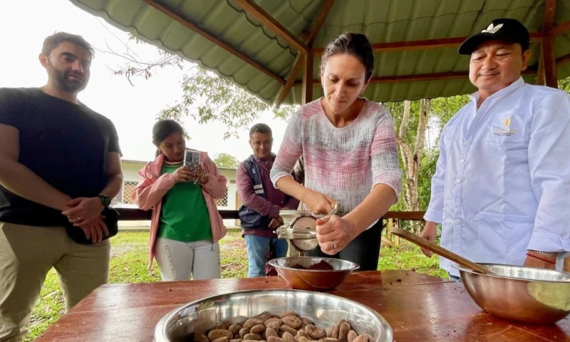 Delegados del Banco Mundial observaron el trabajo de organizaciones comunitarias de Napo / Foto: cortesía MAGP