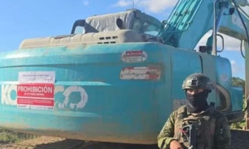 La intervención se concentró en los sectores de Huambuno Dorado y Sardinas / Foto: cortesía Ministerio de Defensa