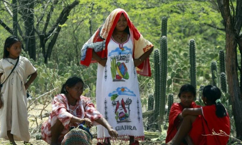 El pueblo indígena wayuu sufrió un ataque armado el 27 de octubre, en el departamento de La Guajira / Foto: EFE