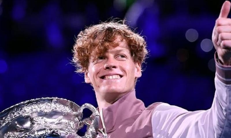 Sinner se convirtió en el primer tenista italiano en conseguir el título a orillas del río Yarra / Foto: Eurosport