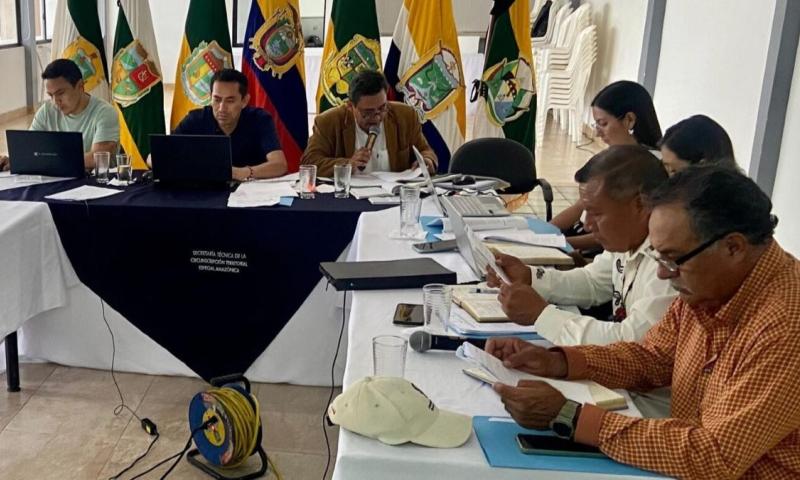 La décima primera sesión extraordinaria del pleno del Consejo Amazónico se realizó ayer / Foto: cortesía Secretaría Técnica Amazónica