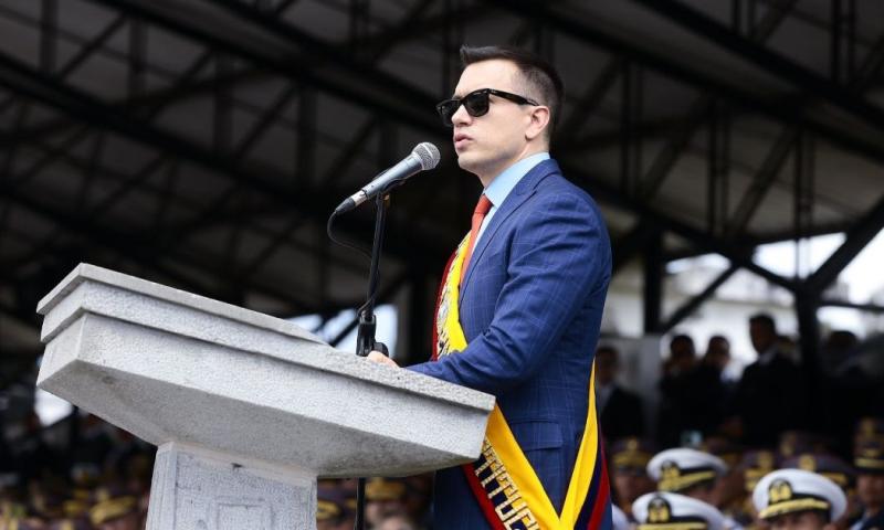 El presidente Daniel Noboa participará en el Foro Económico Mundial desde el 19 de enero / Foto: cortesía Presidencia