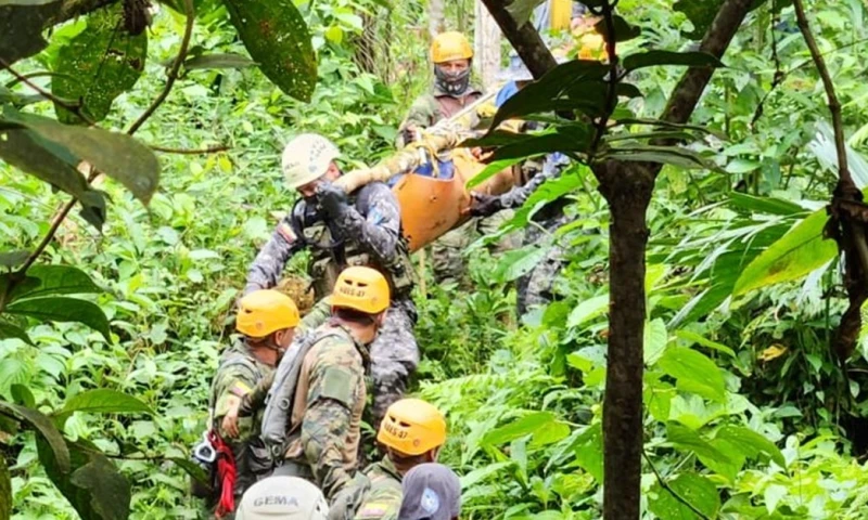 El biólogo se encontraba tomando muestras en la reserva Hakuna Matata./ Foto: cortesía Policía Nacional