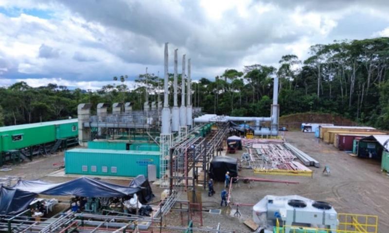 Central Cuyabeno inició la entrega de energía eléctrica al Bloque 58 / Foto: Petroecuador