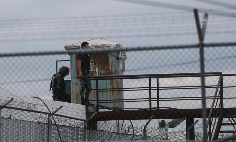 La fuga de Colón Pico se dio mientras rige un estado de excepción, con toque de queda nocturno, decretado por el presidente Daniel Noboa/ Foto: cortesía EFE