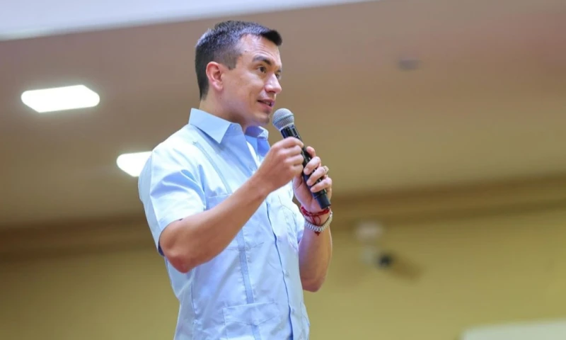 Noboa afirmó que seguirá adelante con su proyecto político y que buscará concretar las reformas planteadas a través de la Asamblea Nacional / Foto: cortesía Presidencia